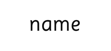 name