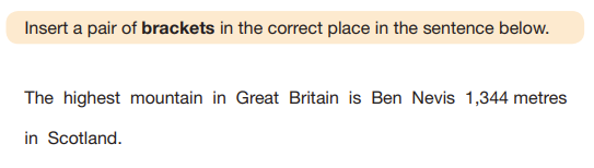 Question 39 from the 2017 KS2 Punctuation and Grammar SATs Paper