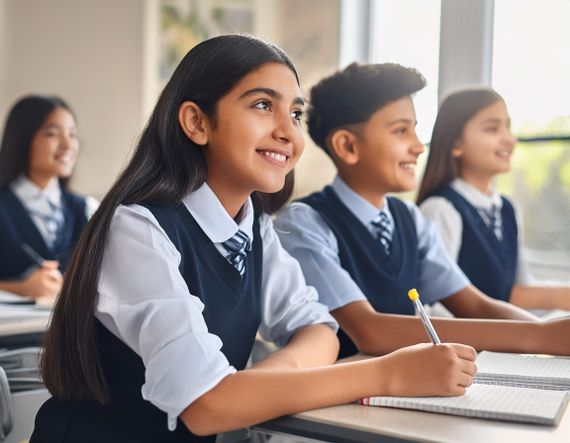 Urmston Grammar Academy is a mixed gender grammar school (i.e. both girls and boys).